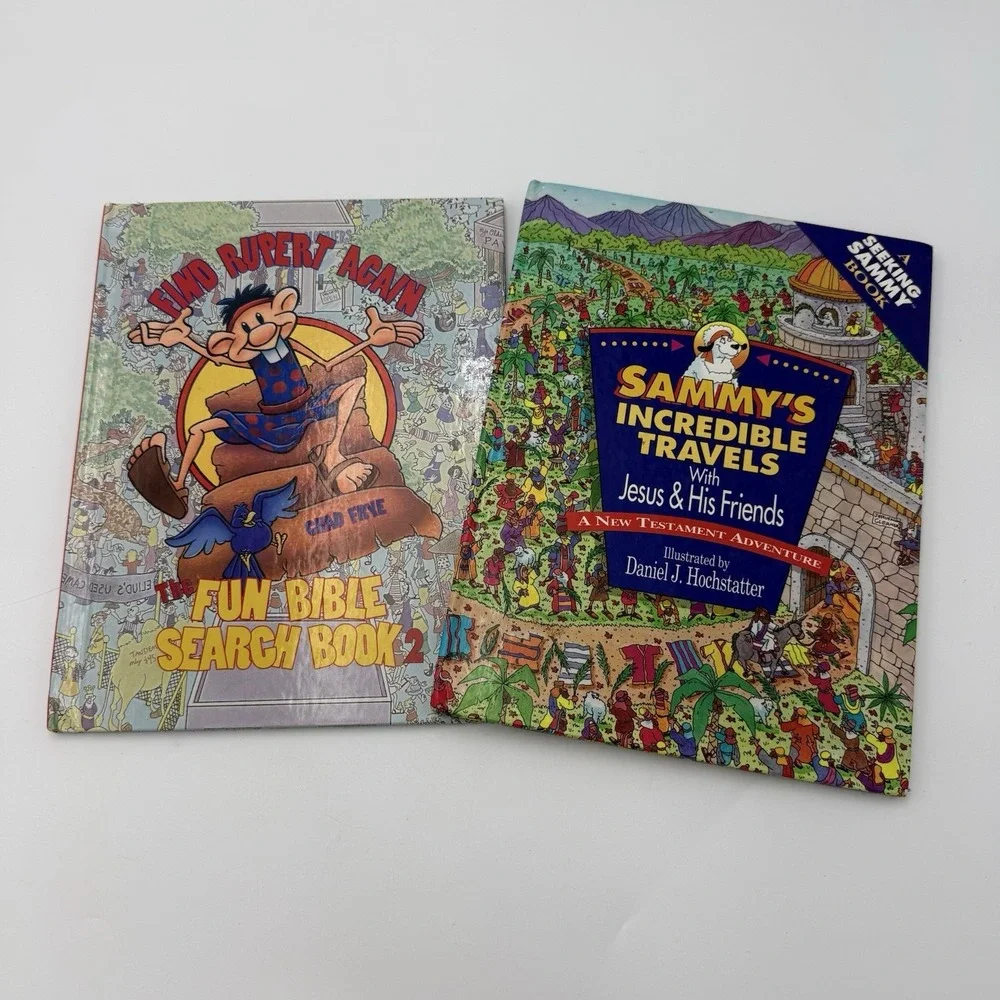 Lot 2 Bible Search Find Rupert Hidden Picture Puzzles Seeking Sammy Adventures